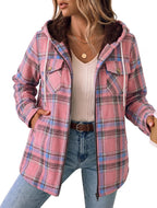 Fleece Lined Hooded Shacket