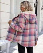 Fleece Lined Hooded Shacket
