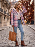 Fleece Lined Hooded Shacket