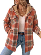 Fleece Lined Hooded Shacket