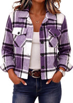 Cropped Plaid Shacket