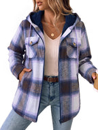 Fleece Lined Hooded Shacket
