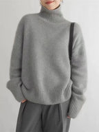 Dora | Roll Neck Cashmere Sweater for Women
