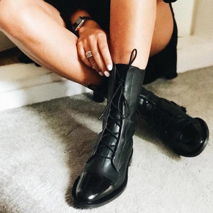 Yalena | Lace-Up Ankle Boots for Women