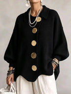 Victoire | Oversized Collared Cardigan
