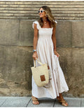 Casual Gingham Dress
