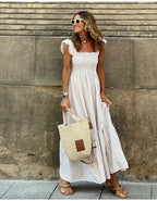 Casual Gingham Dress