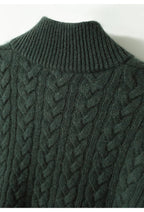 Nathalia | Button-Up Cable Knit Sweater for Women