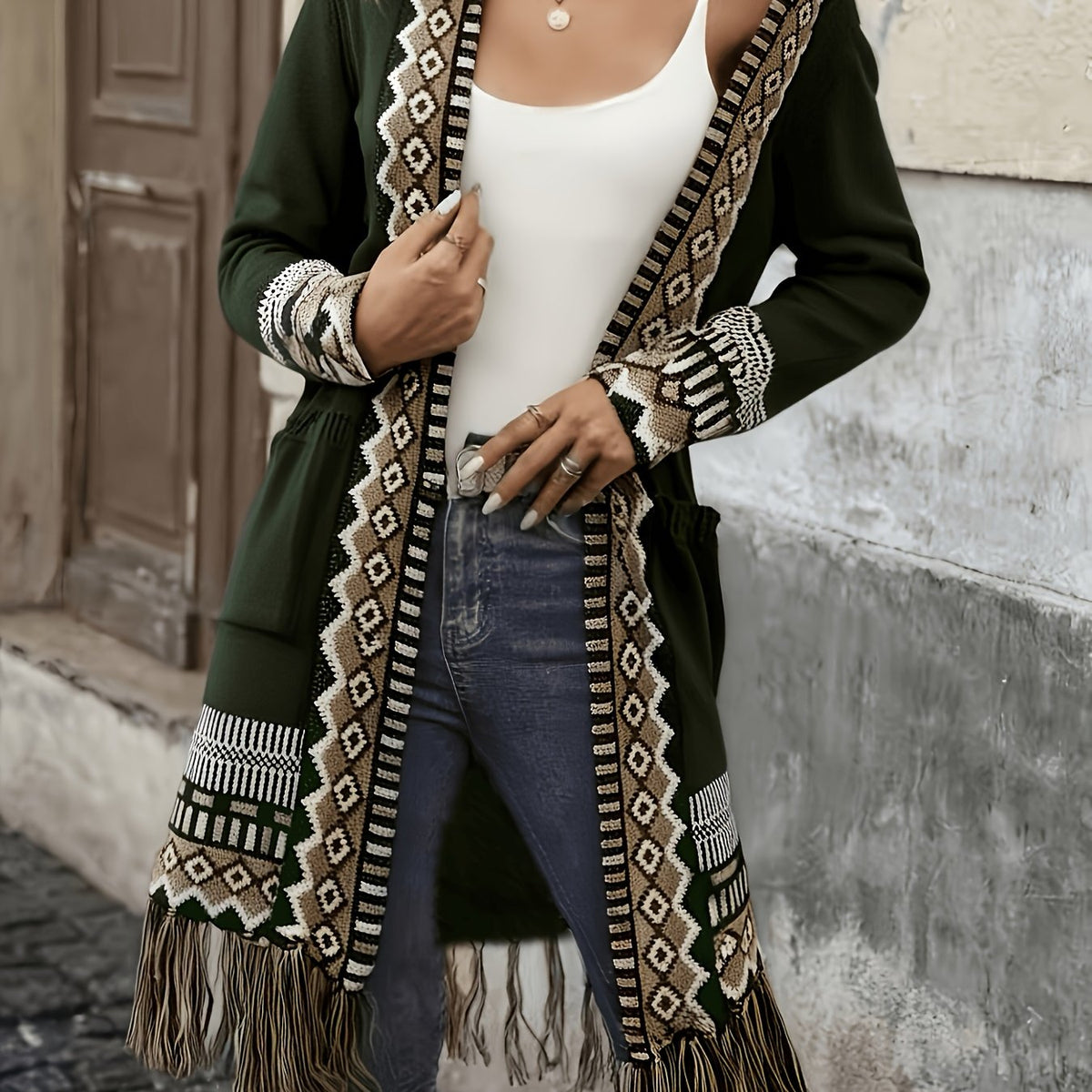 Fringed Bohemian Cardigan