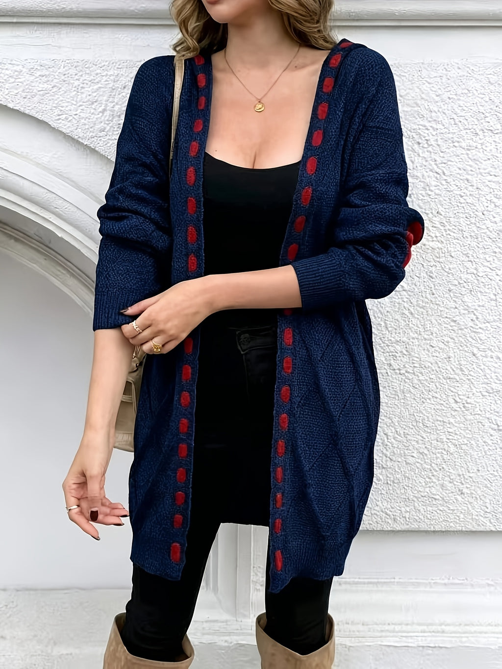 Drawstring Hooded - Cardigan