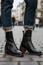 Alexandra | Block Heel Ankle Boots for Women