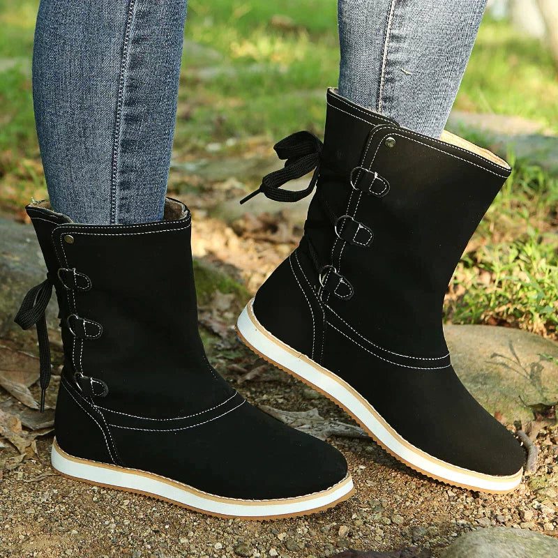 Amaira | Winter Boots with Lace-Up for Women