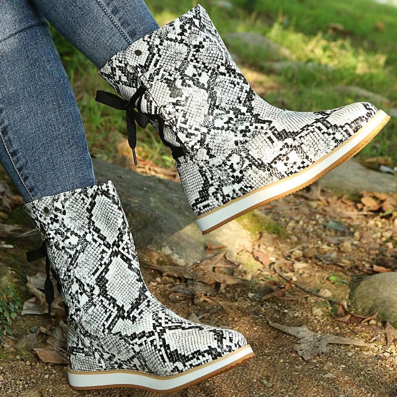 Amaira | Winter Boots with Lace-Up for Women
