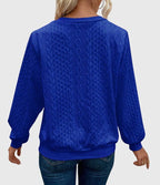 Ambretta | Cable Knit Zip-Up Sweater for Women