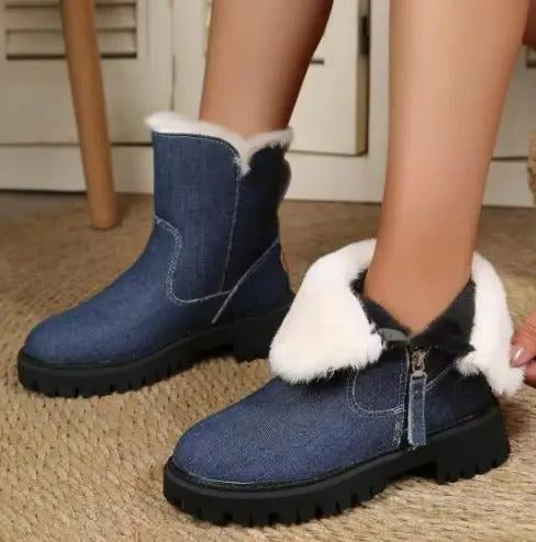 Angelica | Lug-Sole Snow Boots for Women