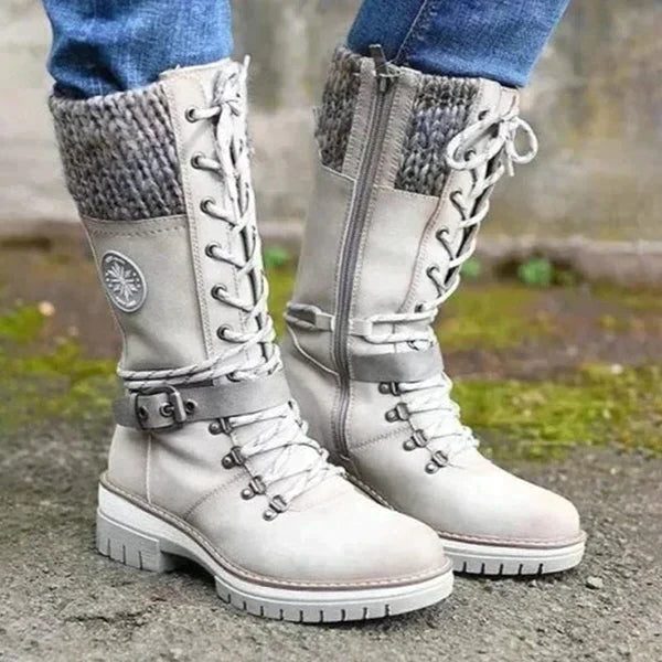 Annalena | Platform Winter Boots with Lace-Up for Women