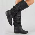 Annalena | Ruched Mid-Calf Cowboy Boots for Women
