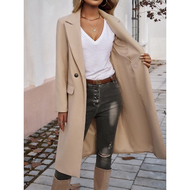 Armelle | Longline Tailored Blazer Coat for Women