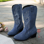 Atlanta | Western Mid-Calf Cowboy Boots with Embroidery for Women