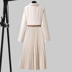 Brigitta | Pleated Blazer Dress for Women