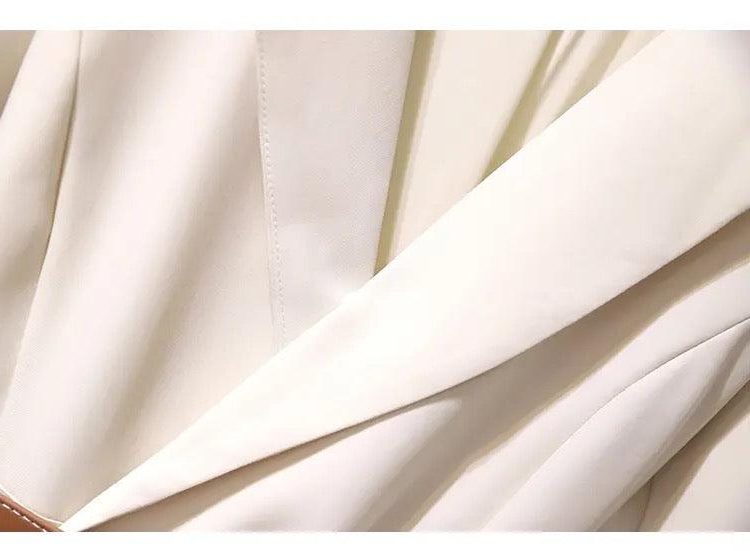 Brigitta | Pleated Blazer Dress for Women
