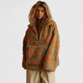 Briony | Floral Fleece Half-Zip Sweater for Women