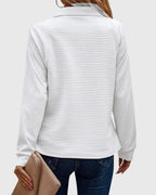 Brunna | Ribbed Knit Half-Zip Sweater for Women