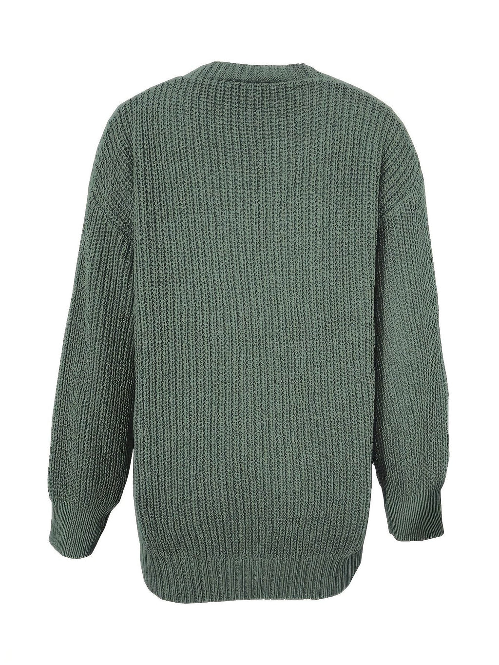 Carla | Chunky Knit Oversized Cardigan with Button-Front for Women