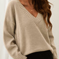 Charlotte | Relaxed Fit Sweater with V-Neck for Women