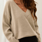 Charlotte | Relaxed Fit Sweater with V-Neck for Women