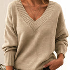 Charlotte | Relaxed Fit Sweater with V-Neck for Women