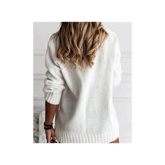 Charlotte | Relaxed Fit Sweater with V-Neck for Women
