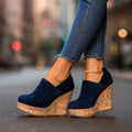 Augusta | Platform Wedge Ankle Booties for Women