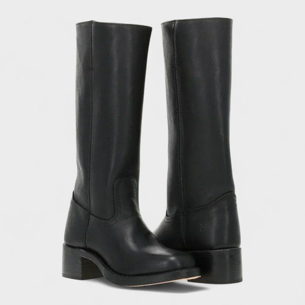 Dahlia | Block Heel Knee High Western Boots for Women