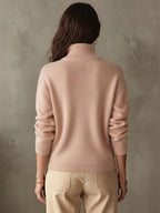 Dalia | Oversized Ribbed Knit Sweater with Long Sleeves for Women