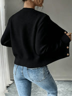 Damaris | Cable-Knit Cardigan with Button-Front for Women