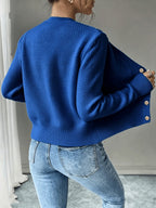 Damaris | Cable-Knit Cardigan with Button-Front for Women