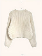 Davina | Chunky Knit Button-Up Cardigan for Women