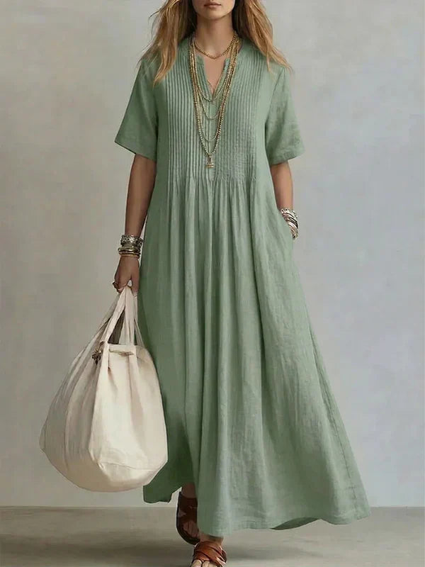 Elegant Pleated Dress