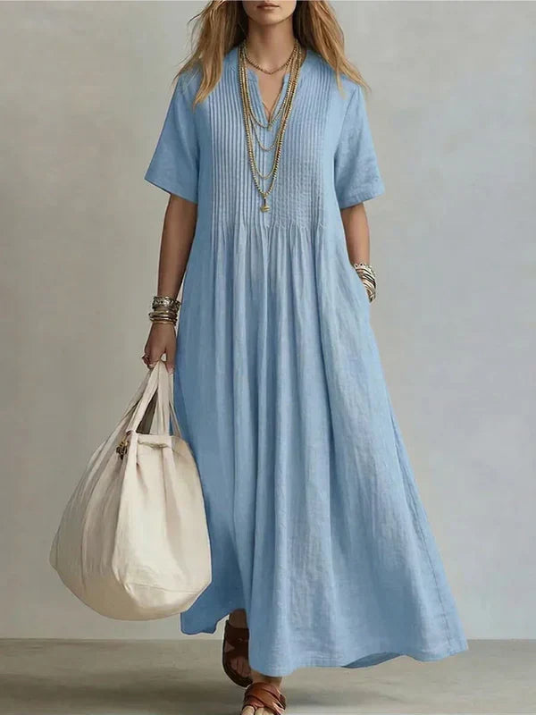 Elegant Pleated Dress