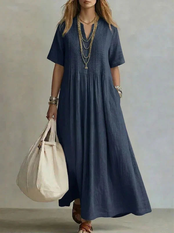 Elegant Pleated Dress