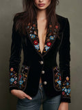 Apolline | Multicolored Embroidered Blazer