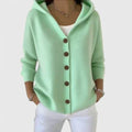 Pippa | Button-Up Hooded Cardigan for Women