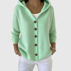 Pippa | Button-Up Hooded Cardigan for Women