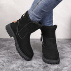 Eleanor | Lug Sole Ankle Boots with Side Zip for Women