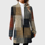 Elle | Patterned Long Blazer for Women