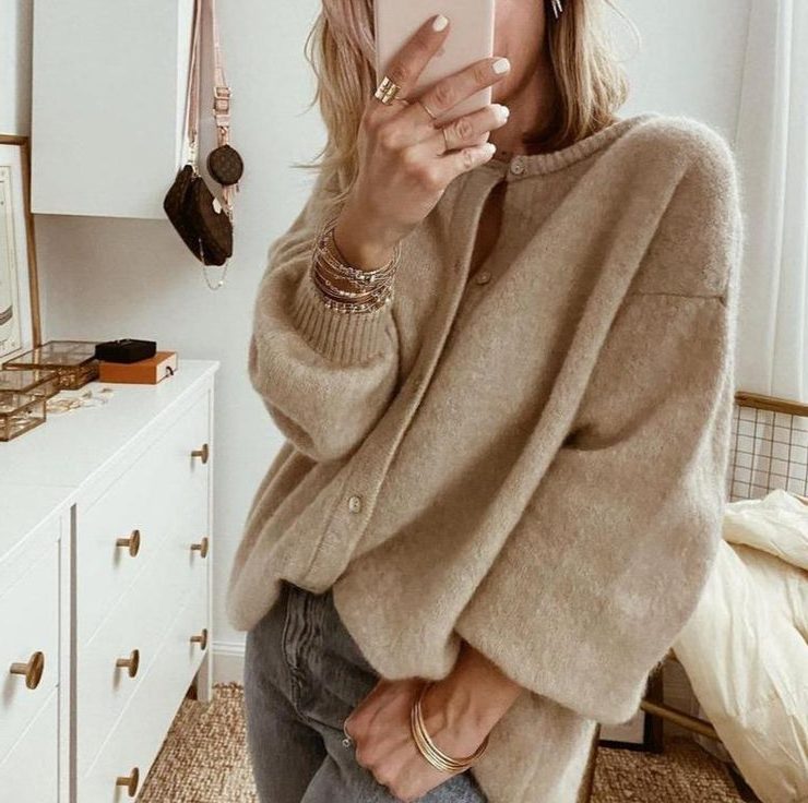 Erin | Oversized Ribbed Knit Long Cardigan for Women