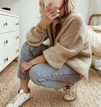 Erin | Oversized Ribbed Knit Long Cardigan for Women
