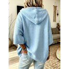 Eveline | Oversized Hooded Cardigan with Open-Front for Women