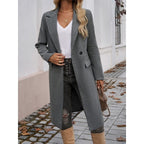 Fiona | Wool Longline Blazer for Women